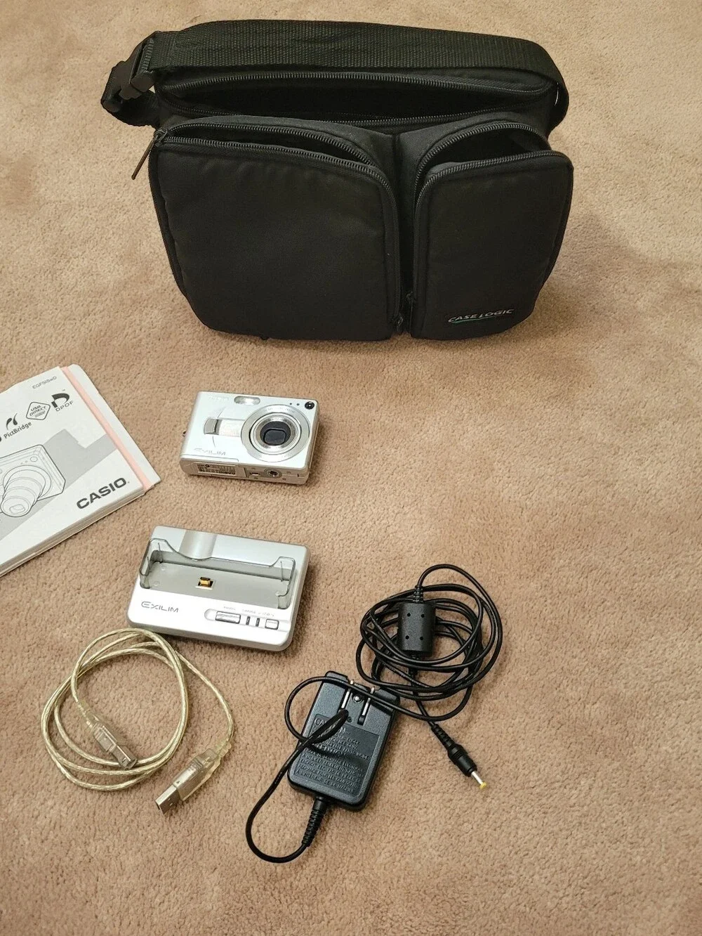 Casio Exilim Silver Compact Digital Camera
